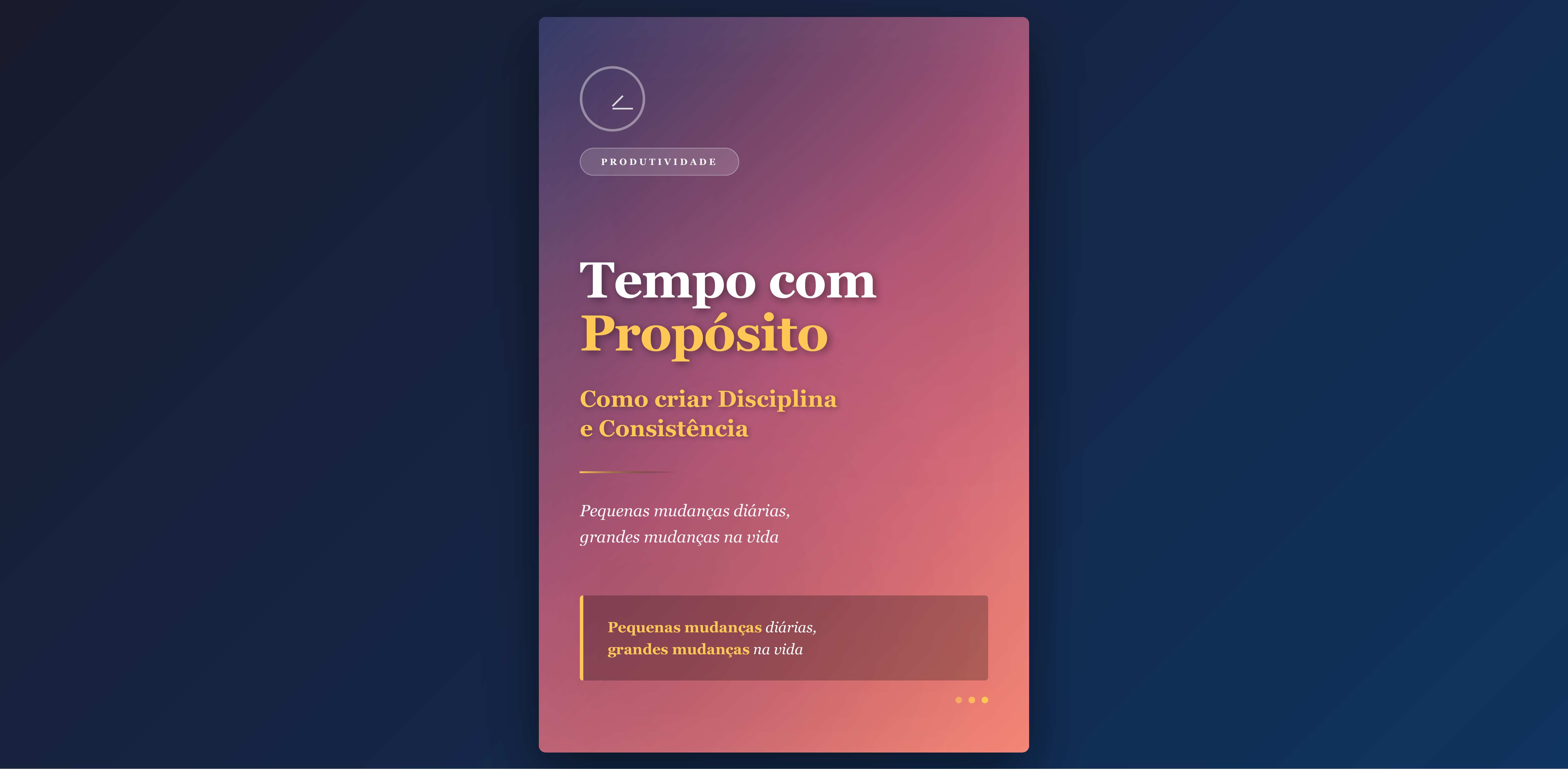 Curso Tempo com Propósito